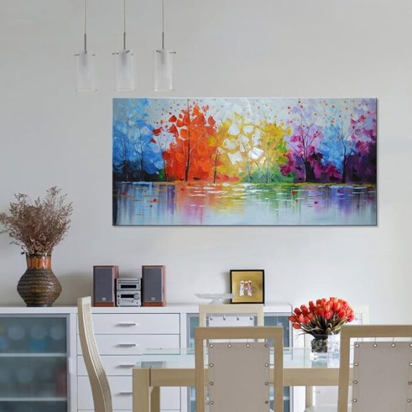 Hand Painted Palette Knife Oil Painting - Image 3